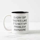 Funny Personalized Retirement ツートーンマグカップ (左)