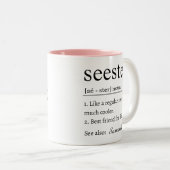 Funny Personalized Sister Definition Mug ツートーンマグカップ (正面右)