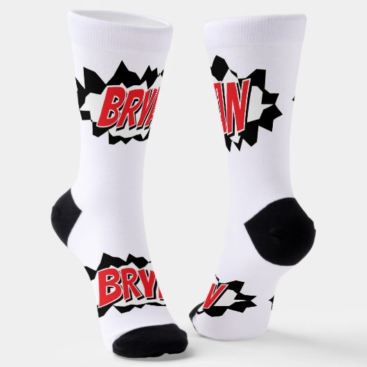 Funny personalized socks with rupture hole design ソックス (傾斜あり)
