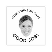 Funny Personalized Teacher Good Job Class Grading セルフインキングスタンプ (デザイン)