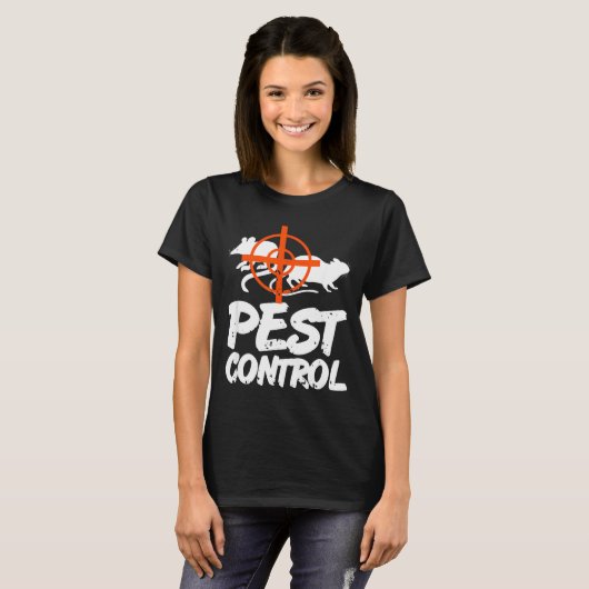 Funny Pest Control Humor For Rat Hunters & Tra Tシャツ (正面フル)