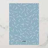 Funny Pet Cat Christmas 箔シーズンカード (裏面)