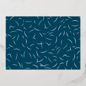 Funny Pet Photo Licked Envelopes Christmas 箔シーズンカード (裏面)