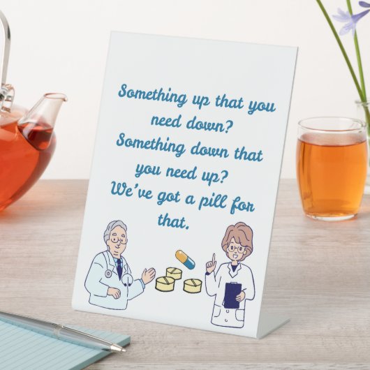 Funny Pharmacist  台座サイン (インサイチュ)