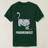 Funny Pharmacist Cat Pharmacy Tシャツ (デザイン正面)