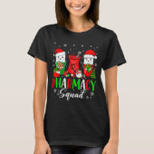 Funny Pharmacy Tech Squad Christmas Matching Holid Tシャツ (正面)