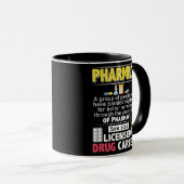 Funny Pharmacy Technician Pharmacist Jokes  マグカップ (正面右)