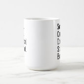 Funny PhD Graduation Gift Doctoral Student Excuse  コーヒーマグカップ (中央)