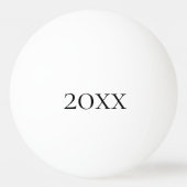 Funny PhD Graduation Pain Hardship Despair Quote 卓球ボール (裏面)