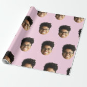 Funny Photo Unique Personalized Boyfriend  ラッピングペーパー (アンロールド)