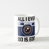 Funny Photographer Gift For Men Women Cool Photogr コーヒーマグカップ (正面右)