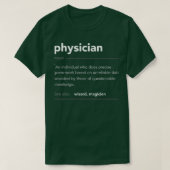 Funny Physician Gift Funny Definition Job Cool Phy Tシャツ (デザイン正面)