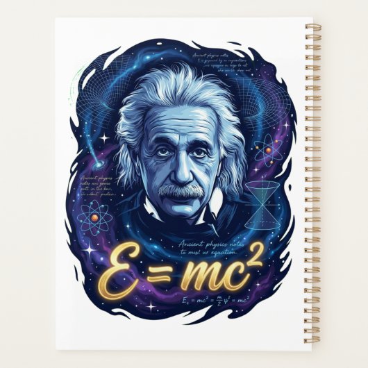 Funny Physics Agenda - Einstein Plays Dice - Scien プランナー手帳 (裏面)