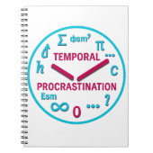 Funny Physics Spiral Notebook ノートブック (正面)