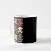 Funny Pi Day 3.14 Pi Menu Fruit Math Lover Teacher コーヒーマグカップ (正面左)