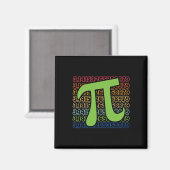 Funny Pi Day 3.14 Pi Symbol Spiral Number Math Lov マグネット (正面/裏面)