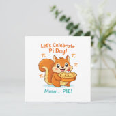 Funny Pi Day Animal with Pie – Math Lover Gift (スタンド正面)