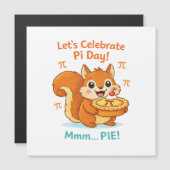 Funny Pi Day Animal with Pie – Math Lover Gift (正面/裏面)