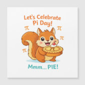 Funny Pi Day Animal with Pie – Math Lover Gift (正面)