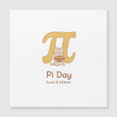 Funny Pi Day Animal with Pie – Math Lover Gift (正面)