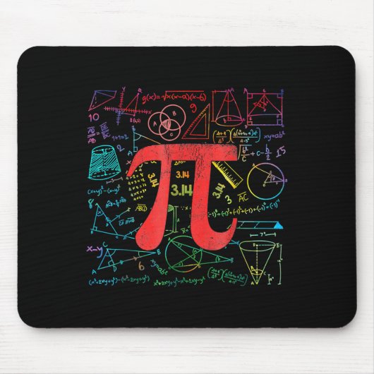 Funny Pi Day Math Equation Math Teacher Student Ge マウスパッド (正面)