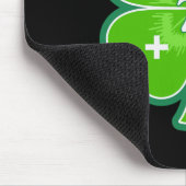 Funny Pi Day Math Patricks Day Luck Shamrock Green マウスパッド (コーナー)