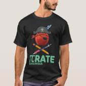 Funny Pi Day Pirate Apple Costume Math Teacher Boy Tシャツ (正面)
