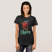 Funny Pi Day Pirate Apple Costume Math Teacher Boy Tシャツ (正面フル)