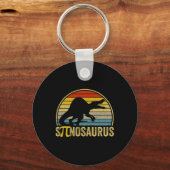 Funny Pi Day Pun - Spinosaurus Dinosaur Math Teach キーホルダー (正面)
