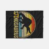 Funny Pi Day Pun - Spinosaurus Dinosaur Math Teach フリースブランケット (正面(横))