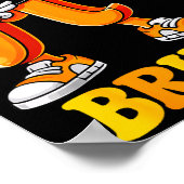 Funny Pi Day Six Seven Bruh 6 7 Math Meme Kids Boy ポスター (角)