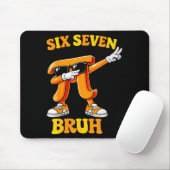 Funny Pi Day Six Seven Bruh 6 7 Math Meme Kids Boy マウスパッド (マウス)