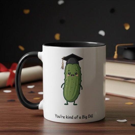 Funny Pickle Graduation High School University  マグカップ