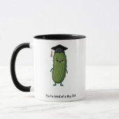 Funny Pickle Graduation High School University  マグカップ (左)