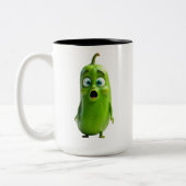 Funny Pickle Mug ツートーンマグカップ (左)