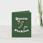 Funny pickle Queen customizable カード (正面)