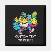 funny pickleball マグネット (正面)