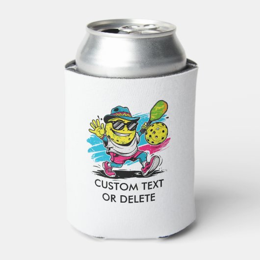 funny pickleball 缶クーラー (缶正面)