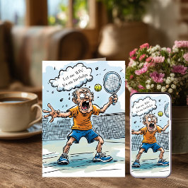 Funny Pickleball Birthday カード