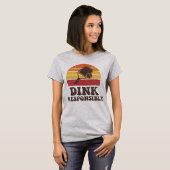 Funny Pickleball Dink Paddle Player Tシャツ (正面フル)