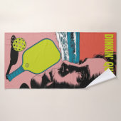 Funny Pickleball DINKIN' QUEEN!! Beach Style Sport バスタオル (バスタオル)