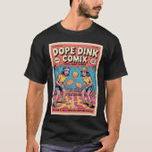 Funny Pickleball Dope Dink Comix Poster Tシャツ (正面)