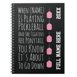 Funny Pickleball Gifts For Her Teen Girls Women ノートブック
