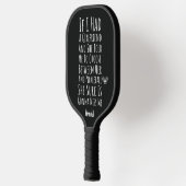 Funny Pickleball Gifts For Him Black Player Men ピックルボールラケット (左)