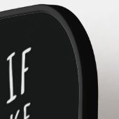 Funny Pickleball Gifts Player Lover Fan Humor ピックルボールラケット (左詳細)