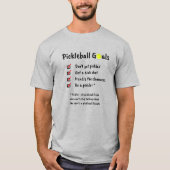 Funny Pickleball Goals Tシャツ (正面)