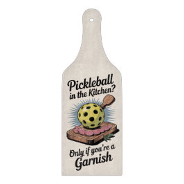 Funny Pickleball In The Kitchen Garnish カッティングボード