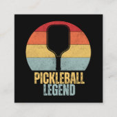 Funny Pickleball Legend スクエア名刺 (正面)