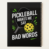 Funny Pickleball Makes Me Say Bad Words プランナー手帳 (裏面)