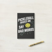 Funny Pickleball Makes Me Say Bad Words ポストイット (デスク上)